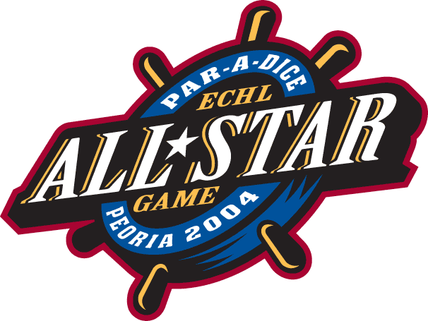 echl all-star game 2004 primary logo iron on heat transfer